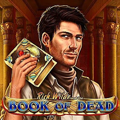 Book of Dead Egyptian-themed slot tile at Mystake