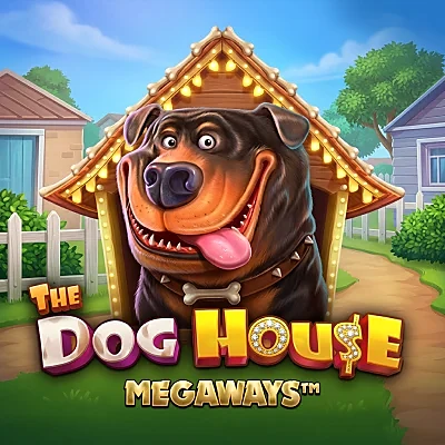 Dog House Megaways slot game tile in the Mystake slots lobby